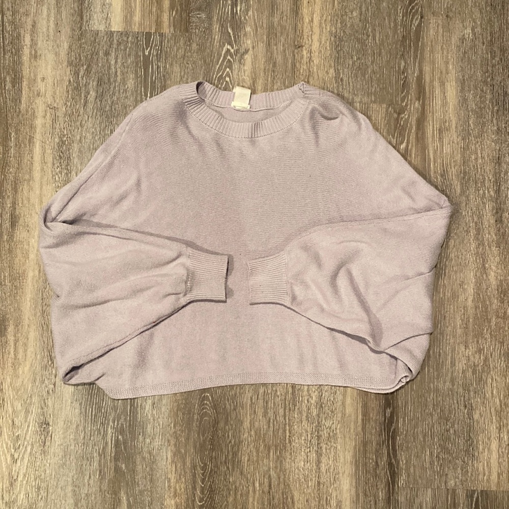 lavender butterfly style long sleeve